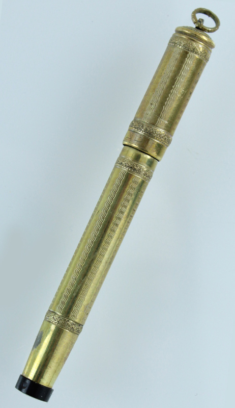Stilografica vintage"GZ - RAPID"pennino oro 585 rientrante lunga 92 mm