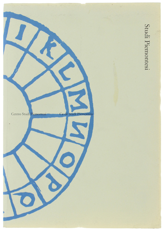 STUDI PIEMONTESI. Vol. XLII - 2013, fasc. 1. [come nuovo]