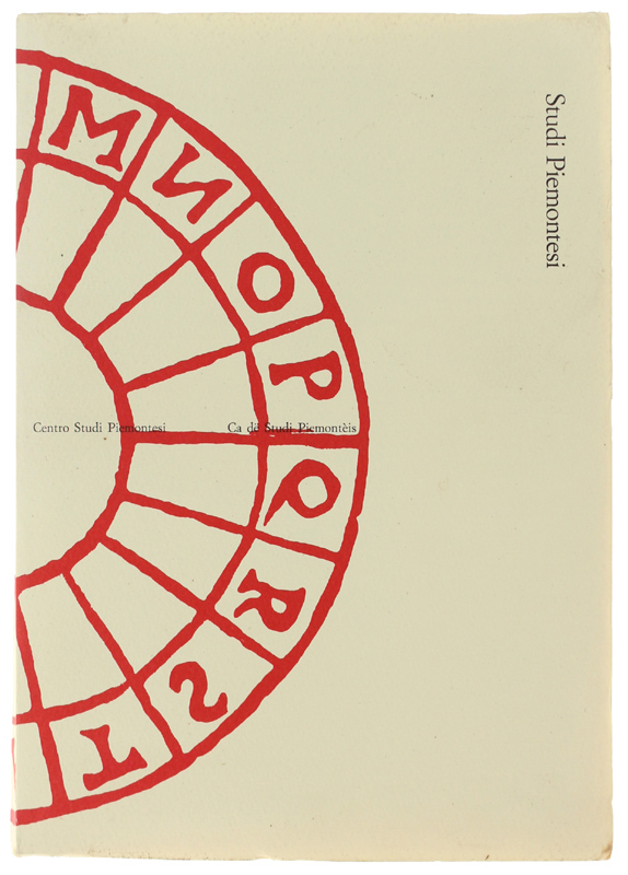 STUDI PIEMONTESI. Vol. XXV - 1996, fasc.2.