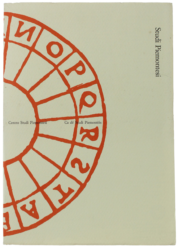 STUDI PIEMONTESI. Vol. XXVI - 1997, fasc. 1