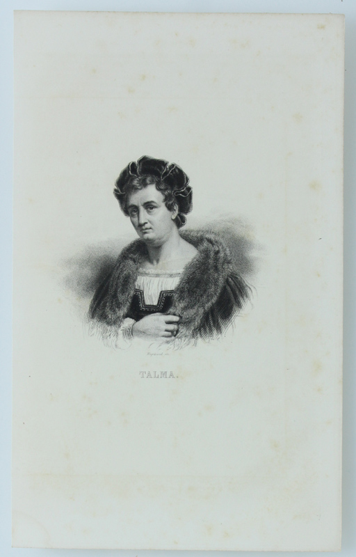 TALMA François-Joseph. [Gravure authentique du XIXe siècle - original print]