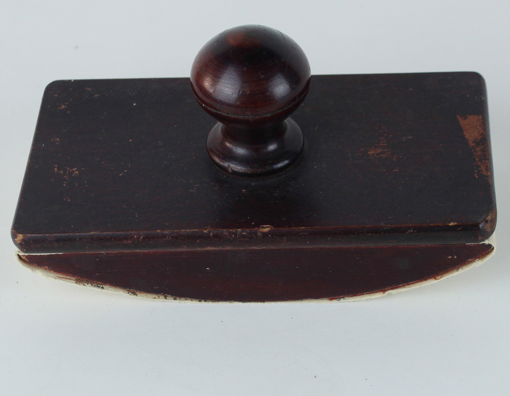 TAMPONE ASSORBENTE DA SCRIVANIA LEGNO COLOR MOGANO - VINTAGE