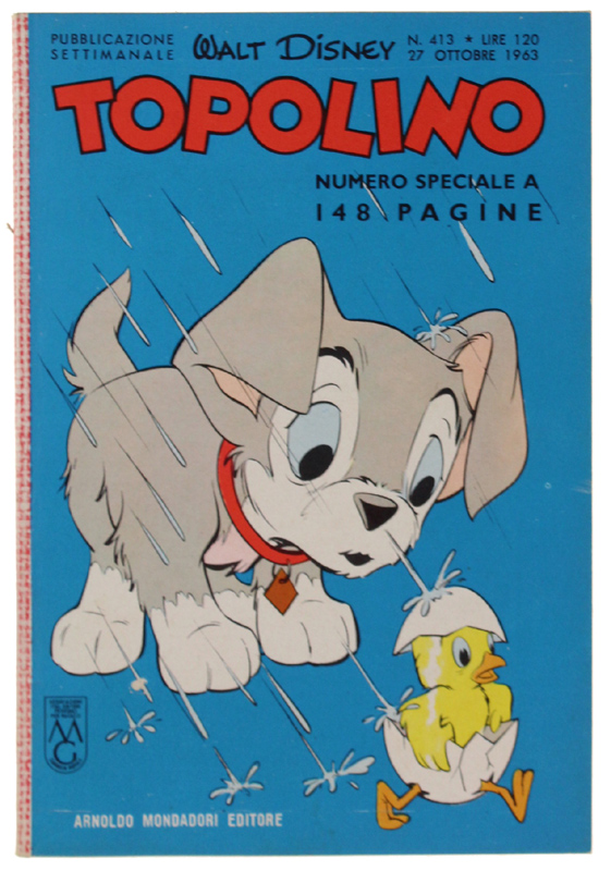 TOPOLINO N. 413 [Libretto, copertina e dorso in splendido stato]