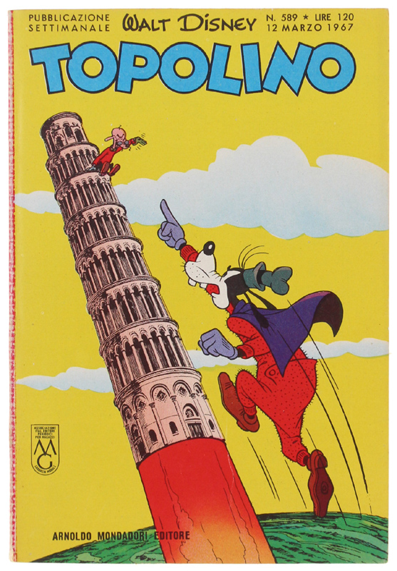 TOPOLINO N. 589 [Libretto, copertina e dorso in splendido stato]