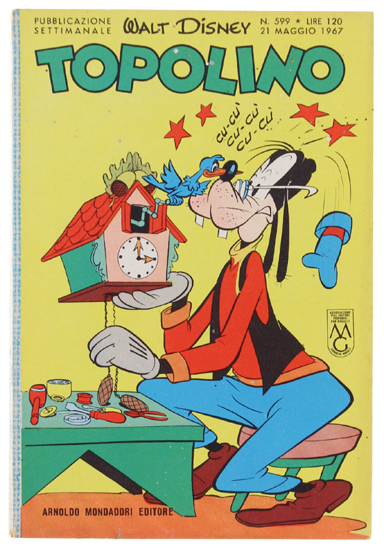 TOPOLINO N. 599 [Libretto, copertina e dorso in ottimo stato]