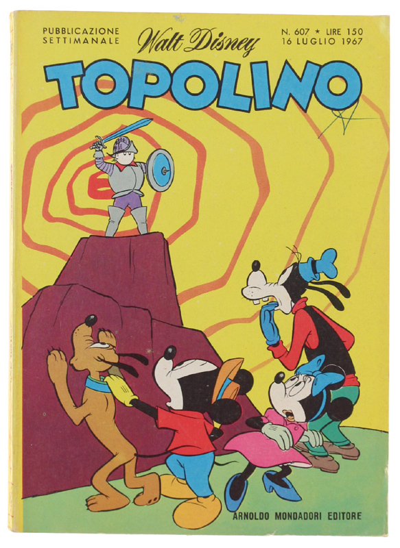 TOPOLINO N. 607 [piccola sigla in copertina, libretto e dorso …
