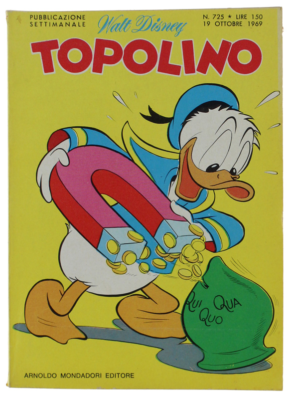 TOPOLINO N. 725 [Libretto e dorso in ottimo stato]
