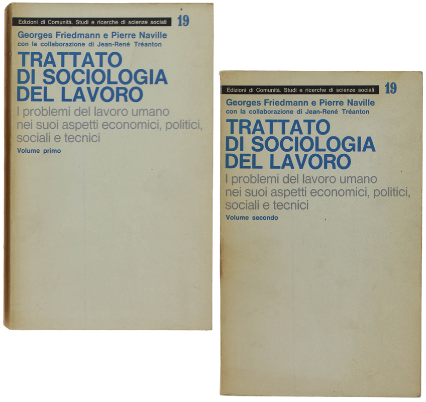 TRATTATO DI SOCIOLOGIA DEL LAVORO.