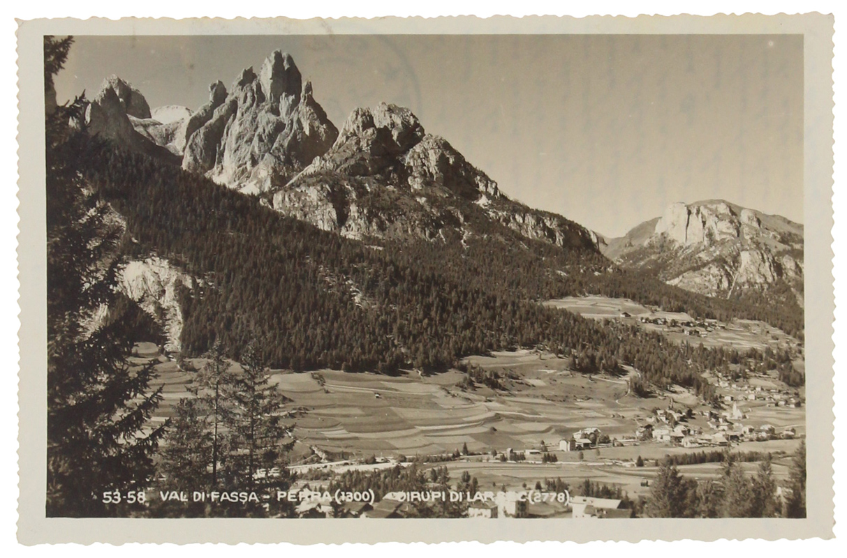 VAL DI FASSA - PERRA. Dirupi di Larsec. Cartolina del …