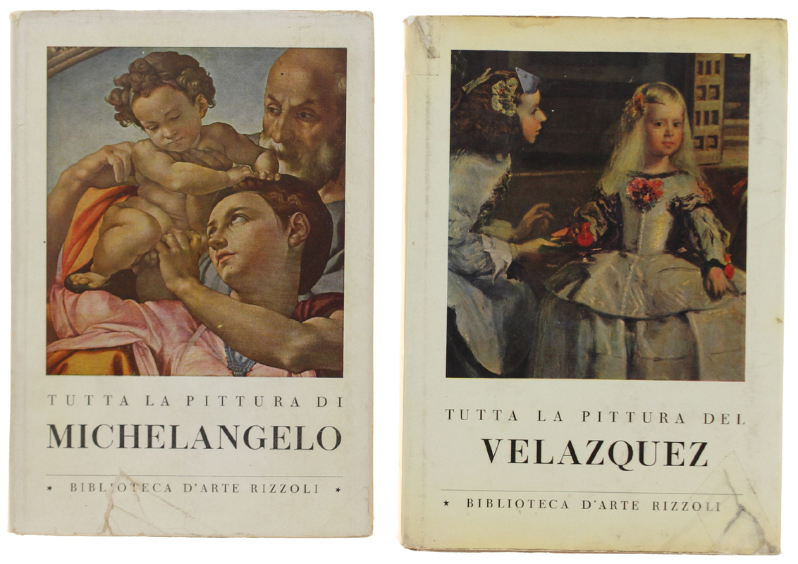 VELAZQUEZ - MICHELANGELO (Tutta la pittura di) [2 libri, entrambi …