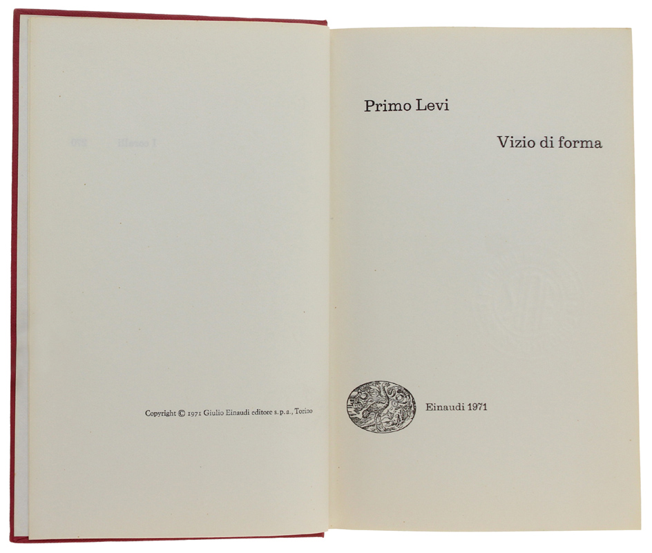 VIZIO DI FORMA [Edizione originale]