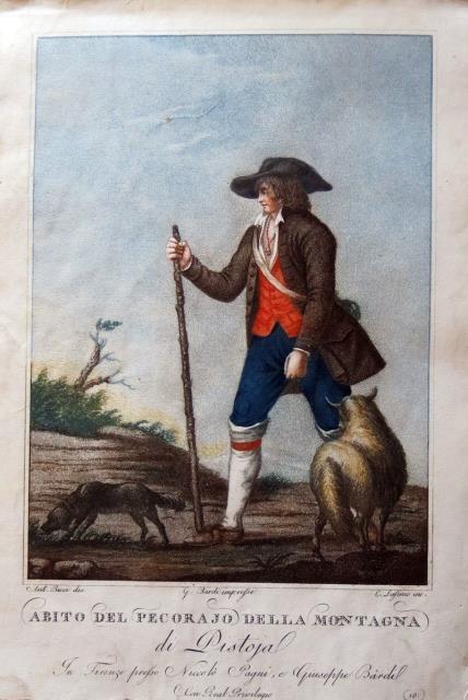 Abito del pecorajo della montagna.