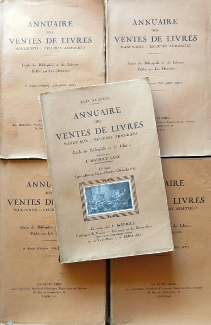 Annuire des ventes de livres. Manuscripts – reliures armoriées. Guide …