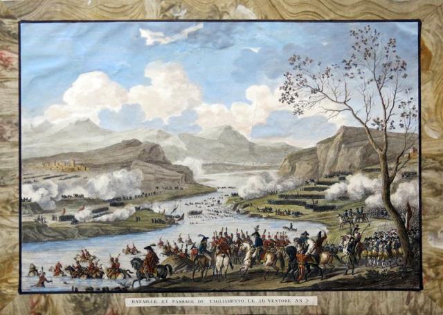 Bataille et Passage du Tagliamento, le 26 Ventose, An 5.