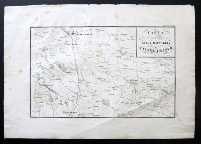 Carta per l’intelligenza della battaglia di Castel - Franco.