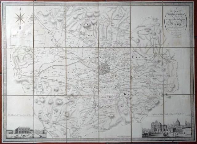 Carta Topografica dei Contorni a dieci miglia dalla Città di …