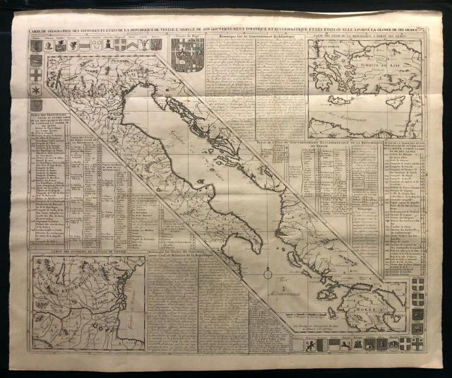 Carte de geographie des differents etats de la Republique de …