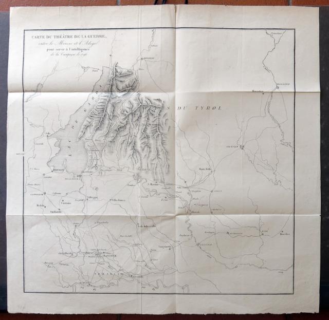 Carte du Theatre de la Guerre, entre le Mincio et …