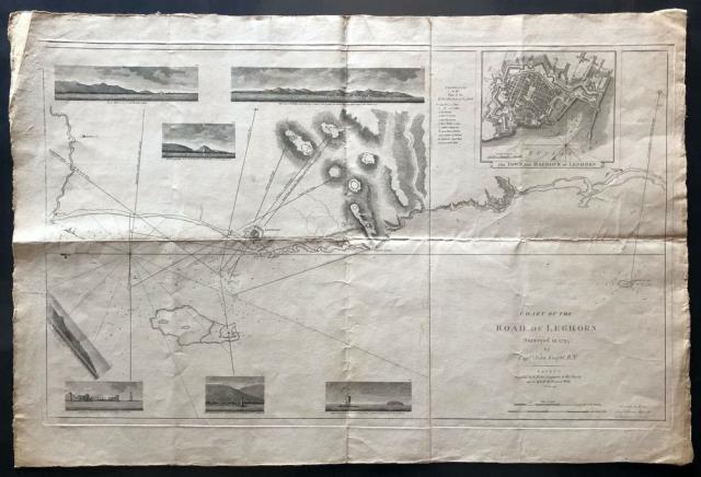 Chart of the Road of Leghorn. Surveyed in 1795 by …