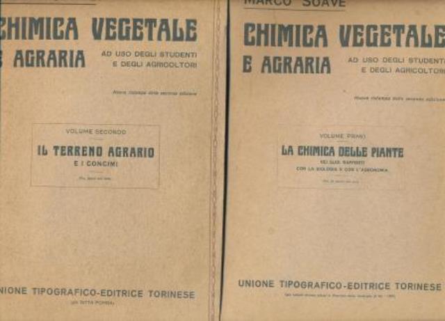 Chimica vegetale e agraria. Ad uso degli studenti e degli …