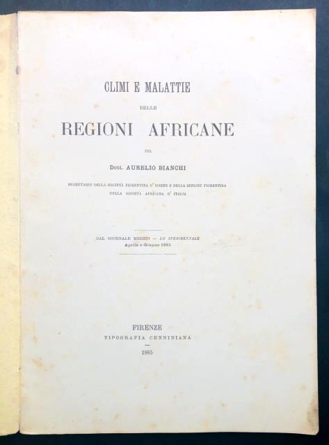 Climi e malattie delle regioni africane.