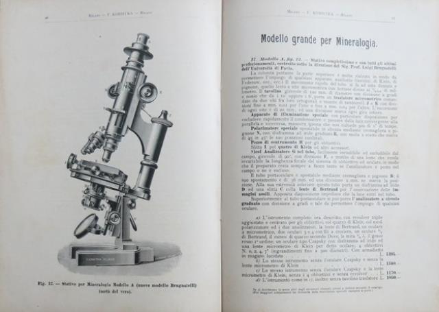 Costruzioni di strumenti di micrografia.