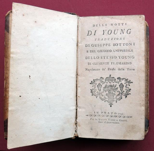 Delle notti di Young. Traduzione di Giuseppe Bottoni. E del …