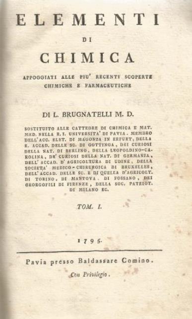 Elementi di chimica appoggiati alle più recenti scoperte chimiche e …