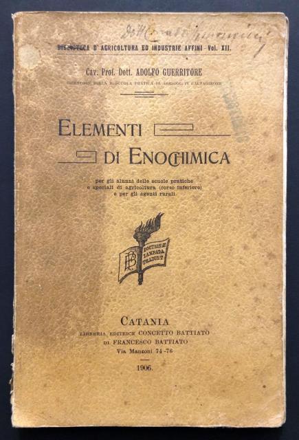 Elementi di enochimica.