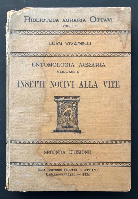 Entomologia agraria. Insetti nocivi alla vite.