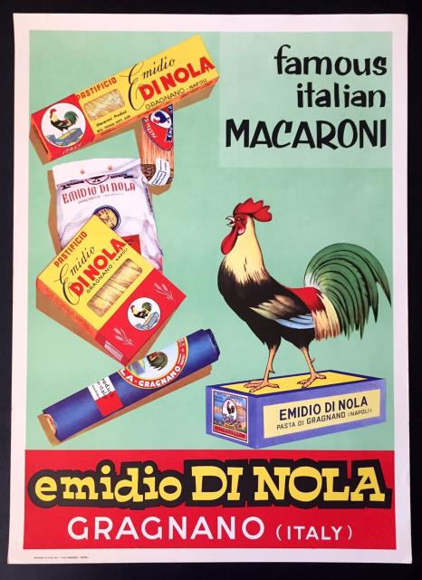 Famous Italian Macaroni. Emidio di Nola Gragnano (Italy).