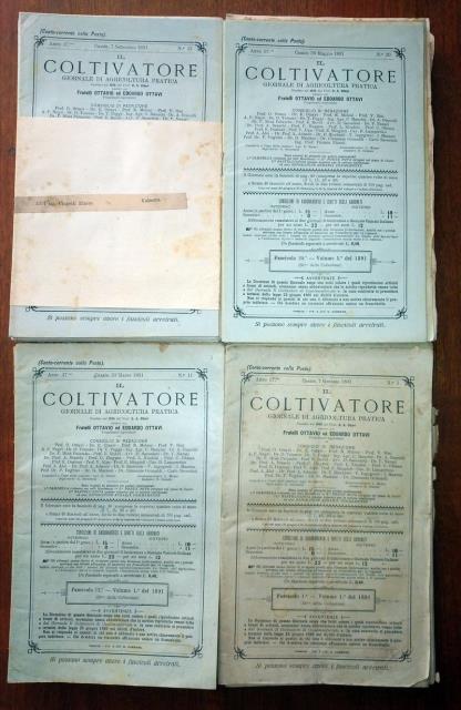 Il coltivatore. Giornale di agricoltura pratica. Fondato nel 1855 dal …