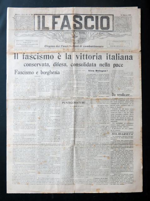 Il fascismo è la vittoria italiana.