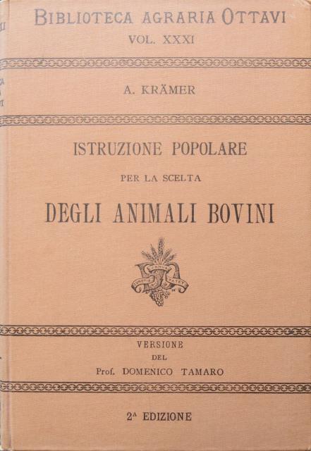 Istruzione popolare per la scelta degli animali bovini.