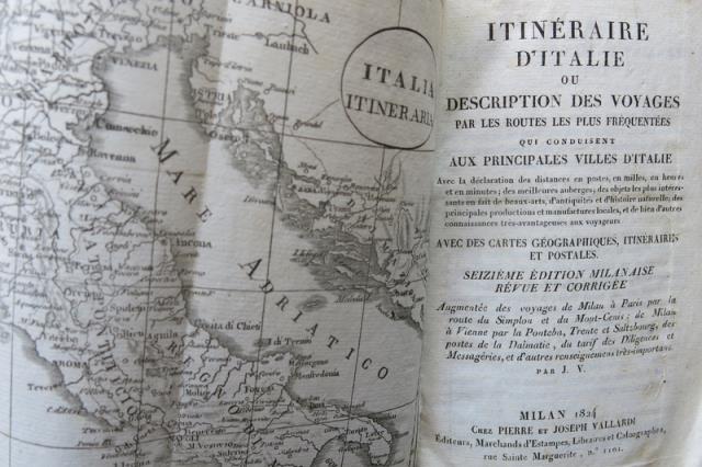 Itineraire d’Italie ou description des voyages par les routes les …