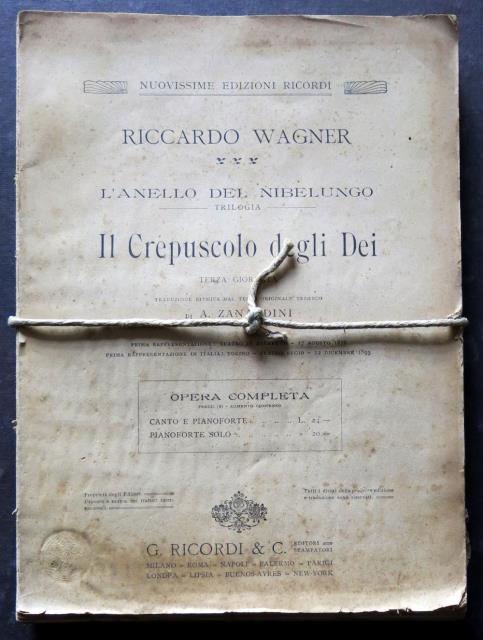 L'anello del Nibelungo. Trilogia. Il Crepuscolo degli Dei. Terza giornata.