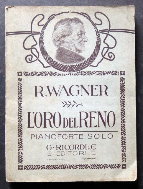 L'anello del Nibelungo. Trilogia. L'oro del Reno. Opera per Pianoforte …