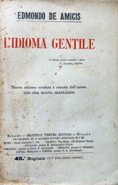 L'Idioma gentile.