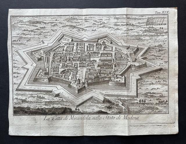 La Città di Mirandola nello stato di Modena.