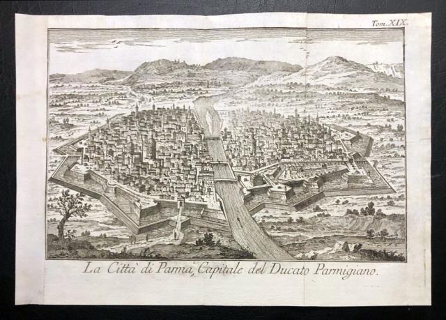 La Città di Parma Capitale del Ducato Parmigiano.