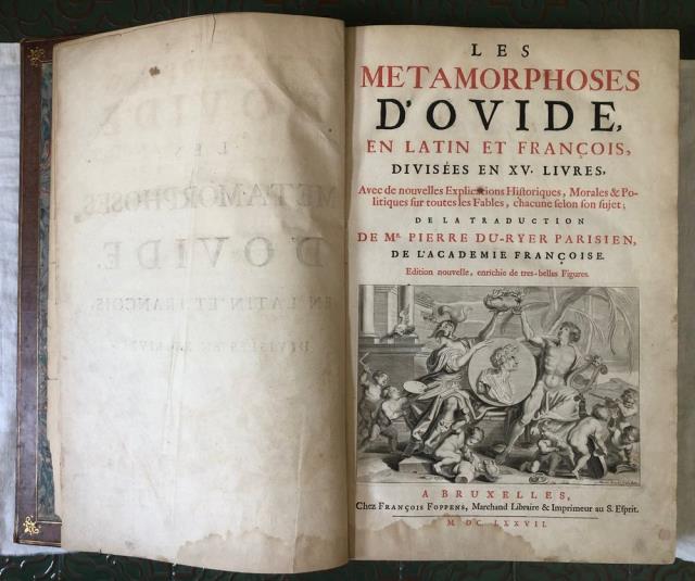 Les metamorphoses d’Ovide en latin et francois divisèes en XV …