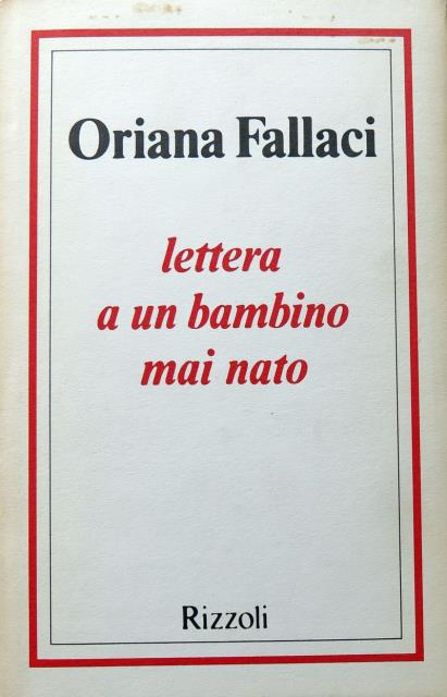 Lettera a un bambino mai nato.