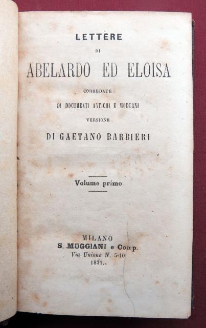 Lettere di Abelardo ed Eloisa corredate di documenti antichi e …