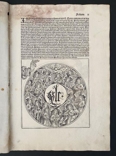 Liber Chronicarum. La creazione degli Angeli. Dio Padre crea gli …