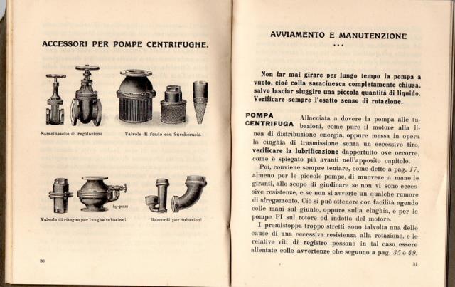 Norme di manutenzione delle elettropompe centrifughe. Alcune istruzioni sulla installazione …