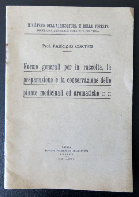 Norme generali per la raccolta, la preparazione e la conservazione …