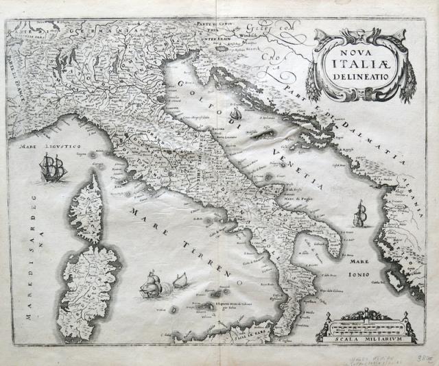 Nova Italiae delineatio.