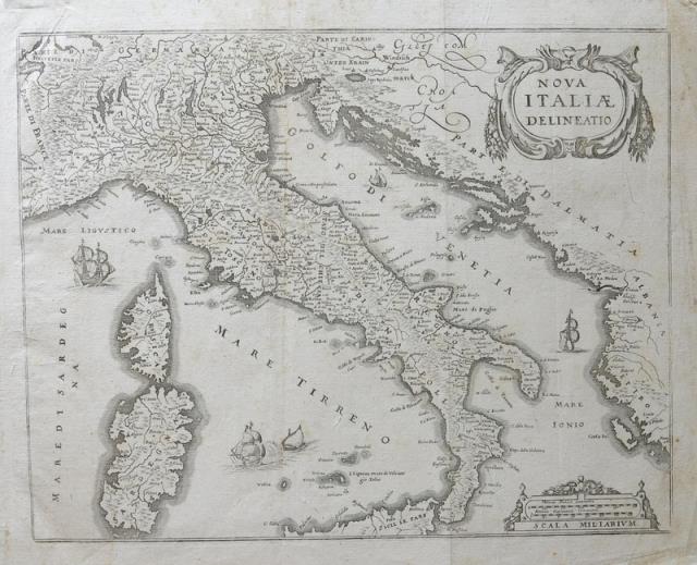 Nova Italiae delineatio.