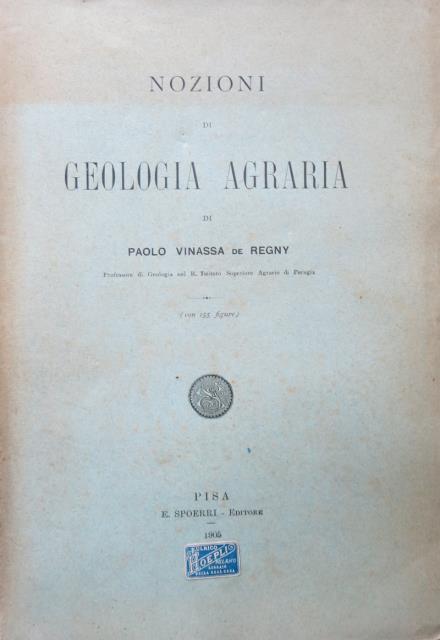 Nozioni di geologia agraria.