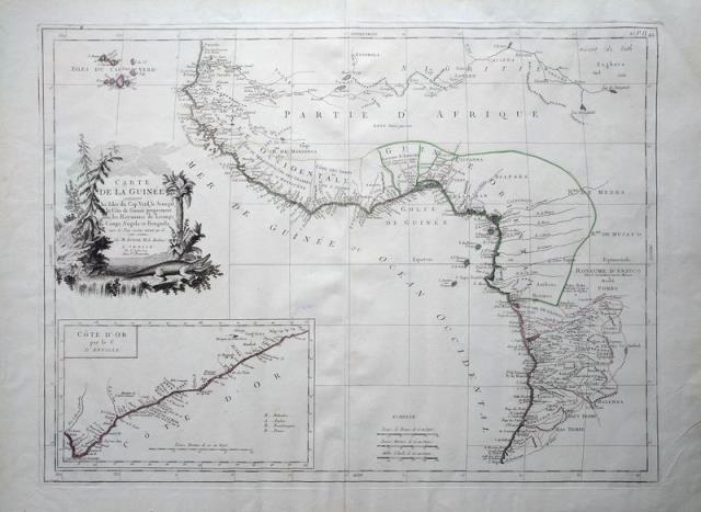 Nuove Guinée. Carte de la Guinée contenant les Isles du …